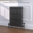CI-SH745-10-MET-PEWTER-LS01 - Shelbourne 3 Column Victorian Cast Iron Radiator H745mm x W464mm CI-SH745-10-MET-PEWTER-LS01 - Shelbourne 3 Column Victorian Cast Iron Radiator H745mm x W464mm
